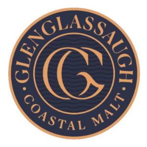 Glenglassaugh distillery logo with coastal malt emblem.