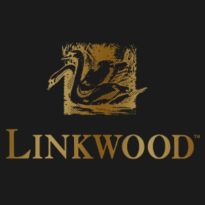Logo of Linkwood with stylized swan illustration.