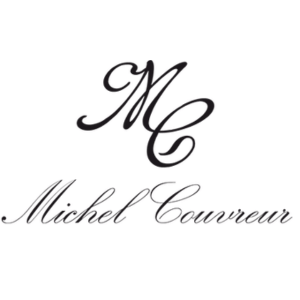 Michel Couvreur brand logo with stylized initials MC.