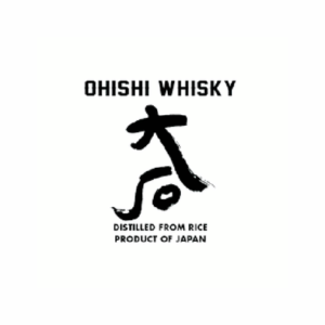 Ohishi Whisky logo, Japanese rice distilled spirit.