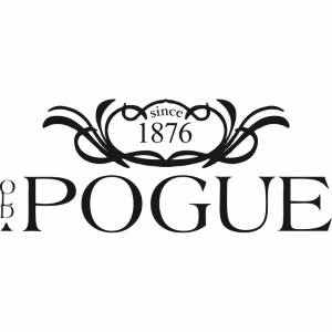 Elegant logo of Pogue brand since 1876