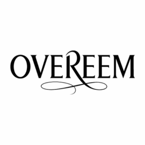 Overeem brand logo with elegant typography and flourish