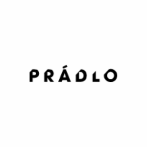 Logo with stylized text 'PRÁDLO'