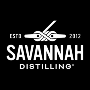 Savannah Distilling company logo with alligator and year 2012.