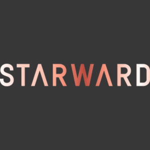 Starward brand logo on dark background.