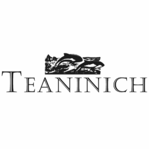 Teaninich distillery logo with stylized text and emblem.