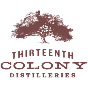 Thirteenth Colony Distilleries logo with oak tree.