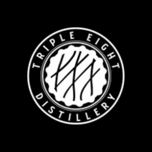 Logo of Triple Eight Distillery.