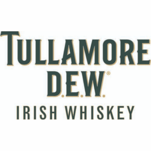 Logo of Tullamore Dew Irish whiskey.