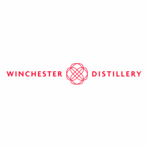 Winchester Distillery logo with stylized compass.