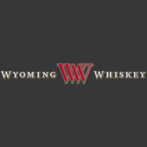 Wyoming Whiskey logo with double W on dark background.