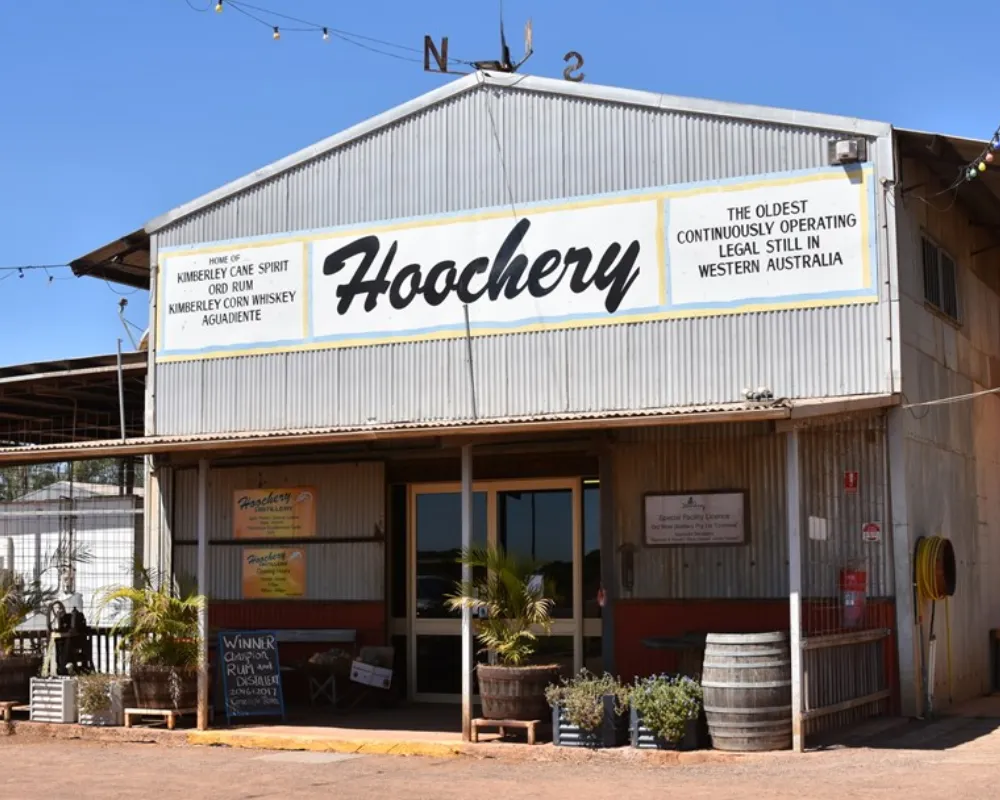 Hoochery Distillery, oldest legal still in Western Australia.