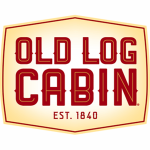 Old Log Cabin brand logo established 1840.