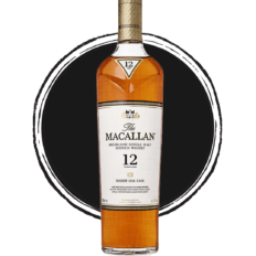 The Macallan 12 Year Old Scotch Whisky bottle