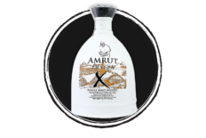 Amrut Fusion Single Malt Whisky bottle.