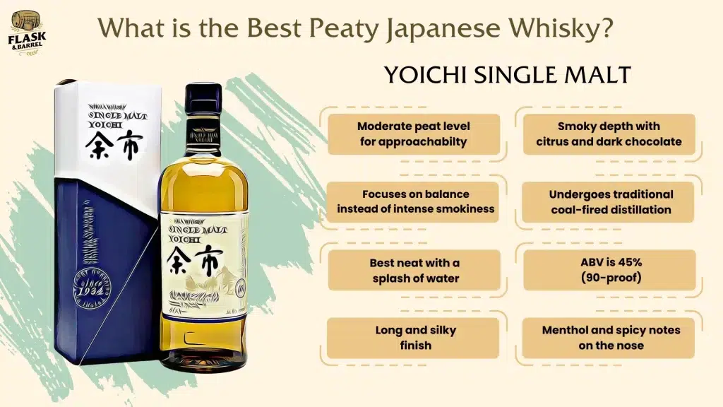 Guide to Yoichi Single Malt Japanese Whisky flavors.