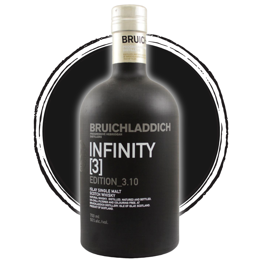 Bruichladdich Infinity Scotch whisky bottle