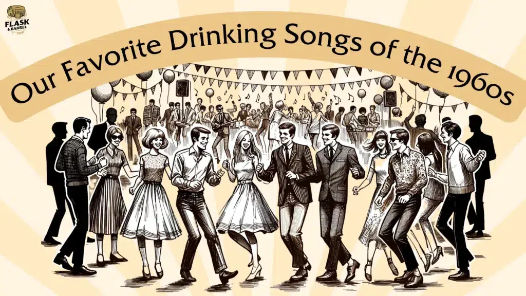 1960s themed party with drinking songs.