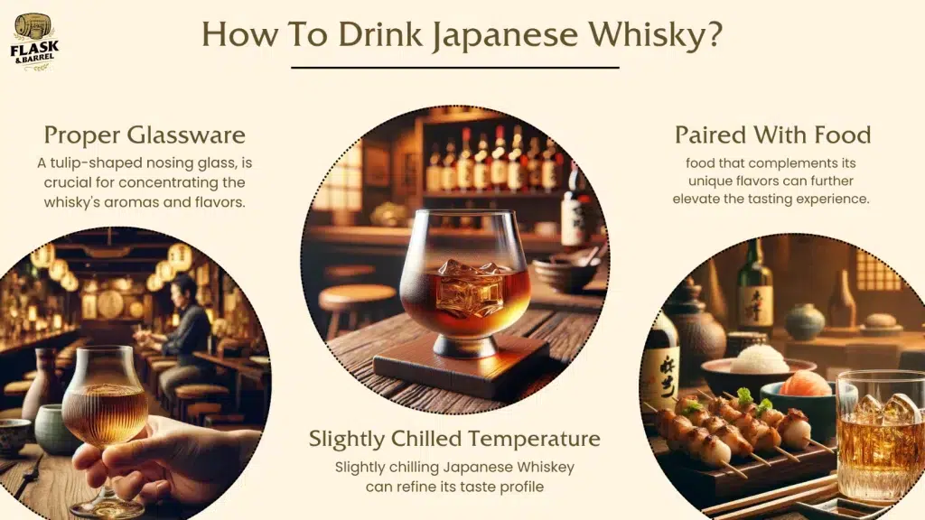 Guide to enjoying Japanese whisky with proper glassware.