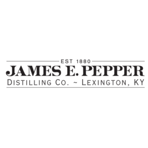 James E. Pepper Distilling Co. logo, Lexington, KY, established 1880.