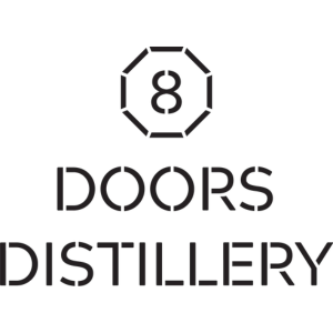 8 doors distillery logo