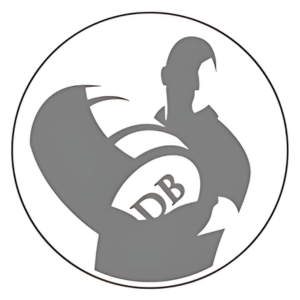 DB logo with silhouette