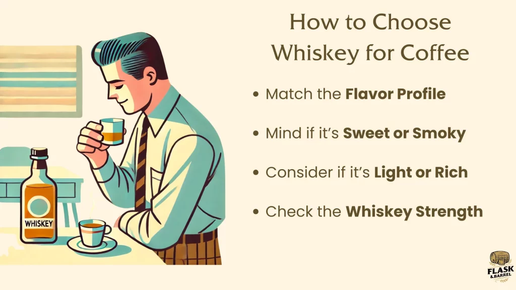 Guide to choosing whiskey for coffee