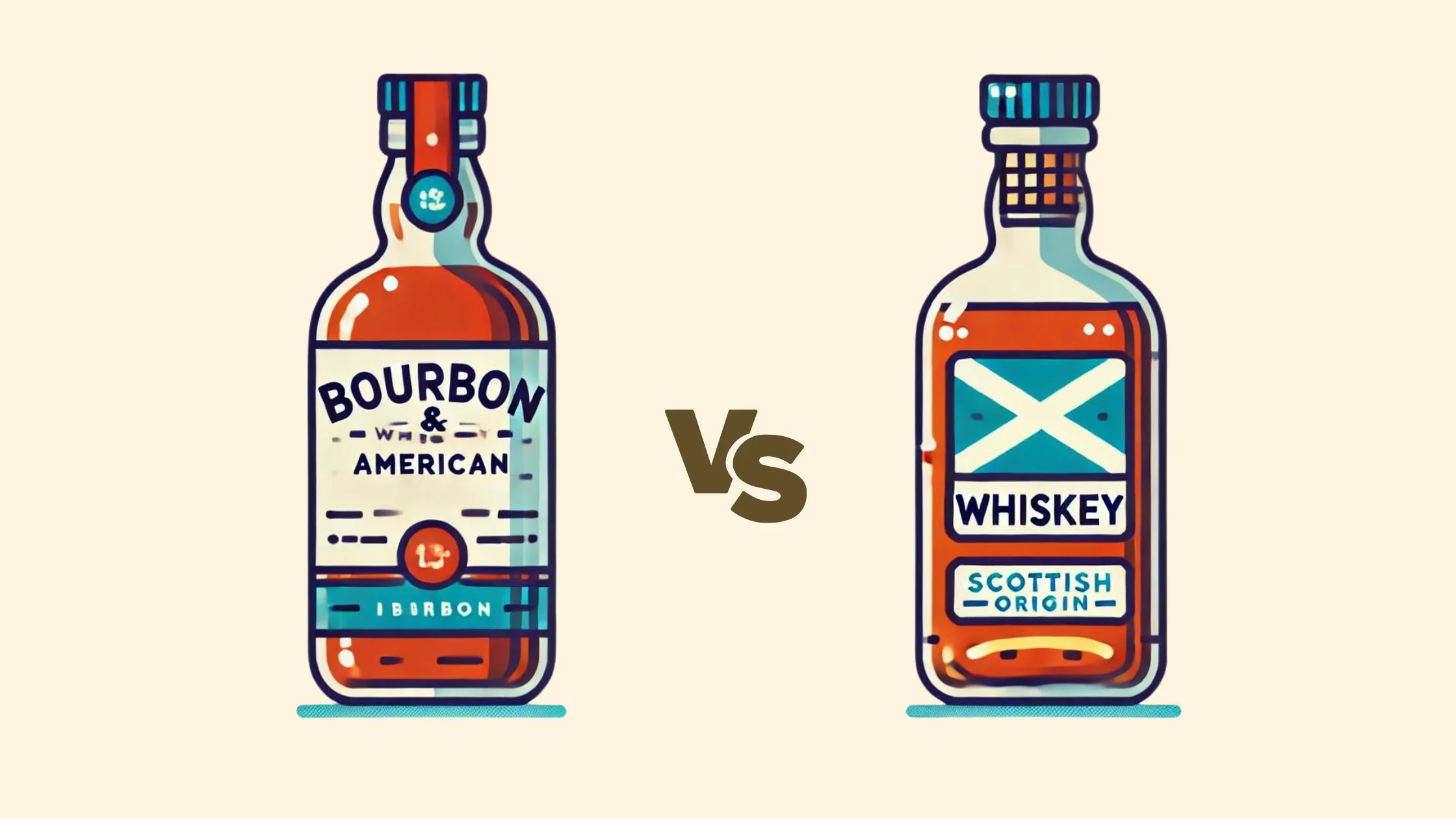 Bourbon vs Scottish whiskey comparison