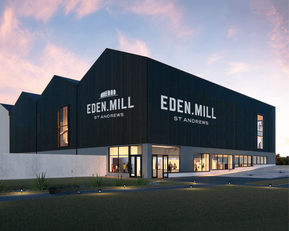 Eden Mill St. Andrews distillery building exterior