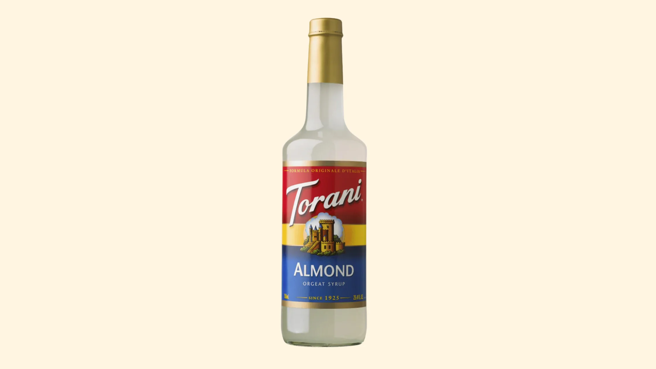 Torani Almond Orgeat Syrup bottle