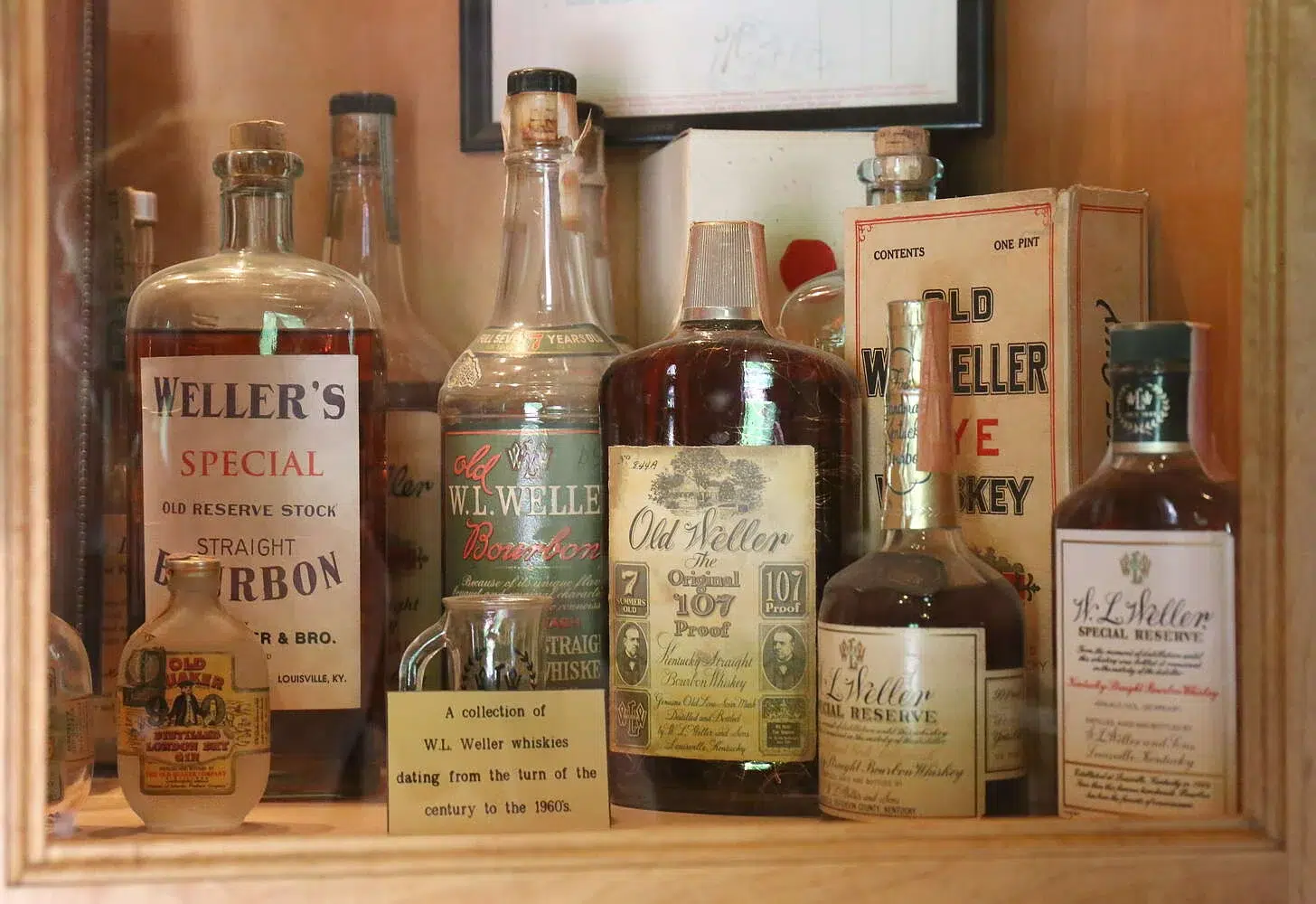 A collection of straight whiskies.