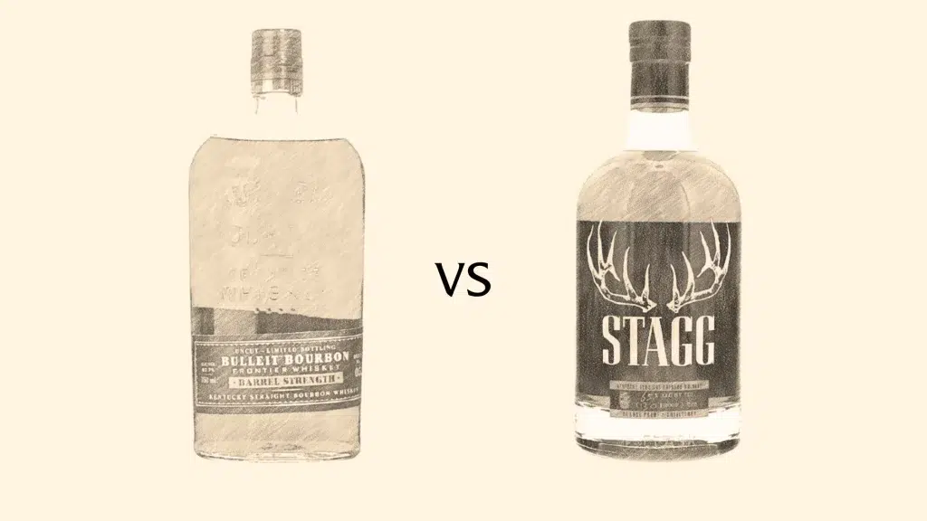 Bourbon bottle comparison: Bulleit vs Stagg