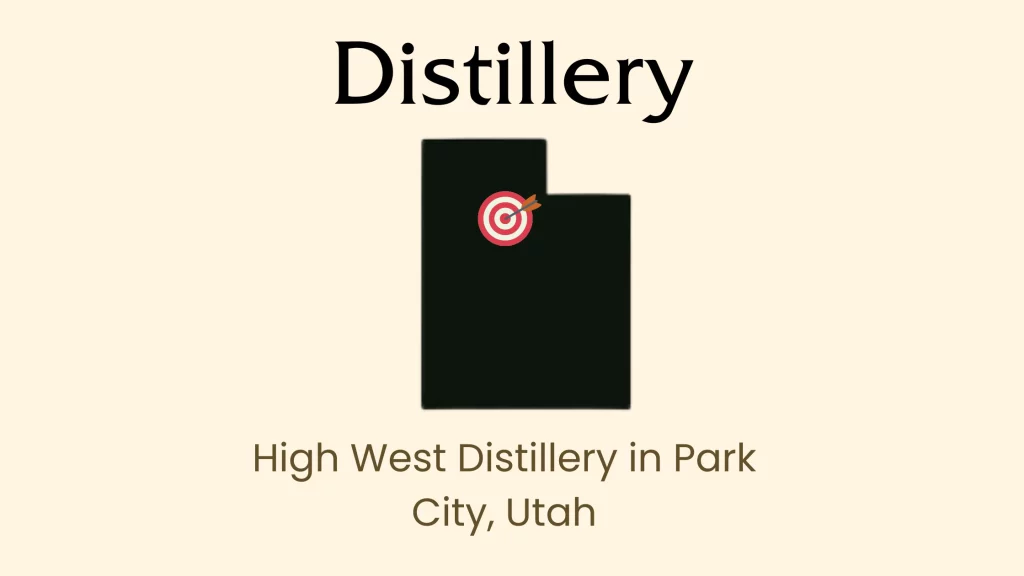 High West Distillery Park City Utah map