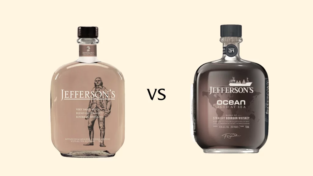 Jefferson's bourbons comparison: Very Small Batch vs Ocean.