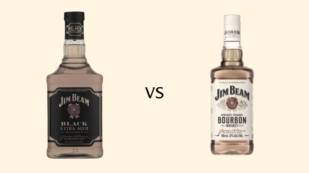 Jim Beam Black vs Kentucky Bourbon comparison