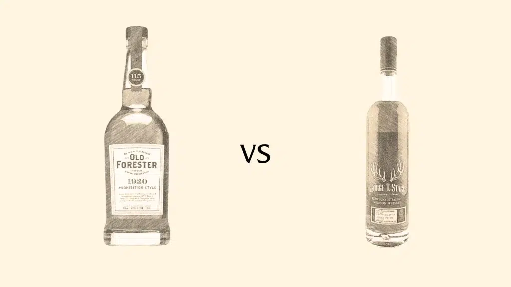 Old Forester vs George T. Stagg bottles