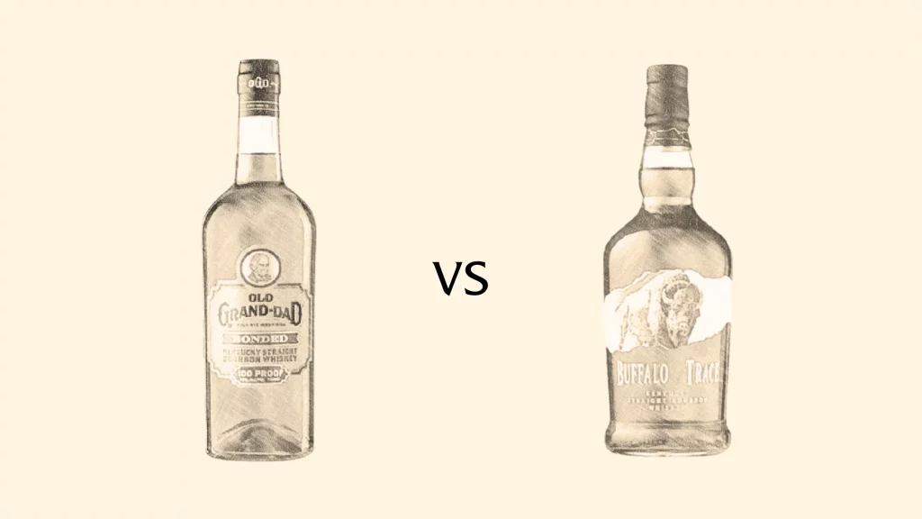 Old Grand-Dad vs Buffalo Trace bourbon comparison