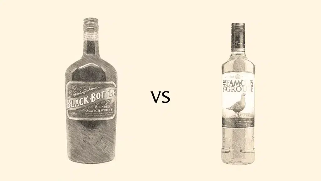 Black Bottle vs Famous Grouse whisky comparison