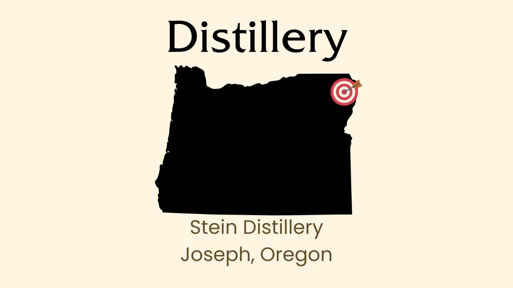 Stein Distillery in Joseph, Oregon map location