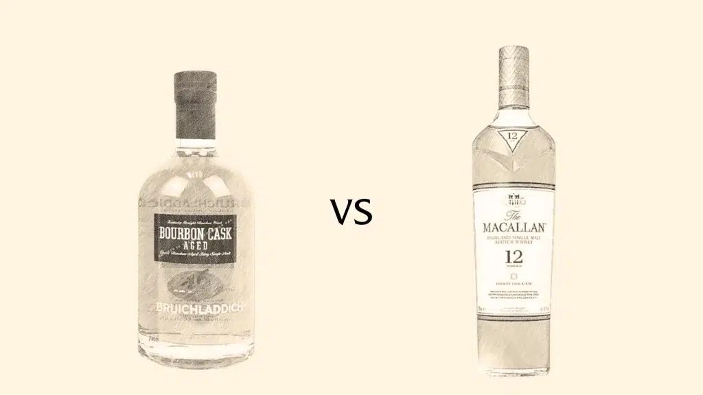 Bourbon cask whiskey vs Macallan 12-year scotch