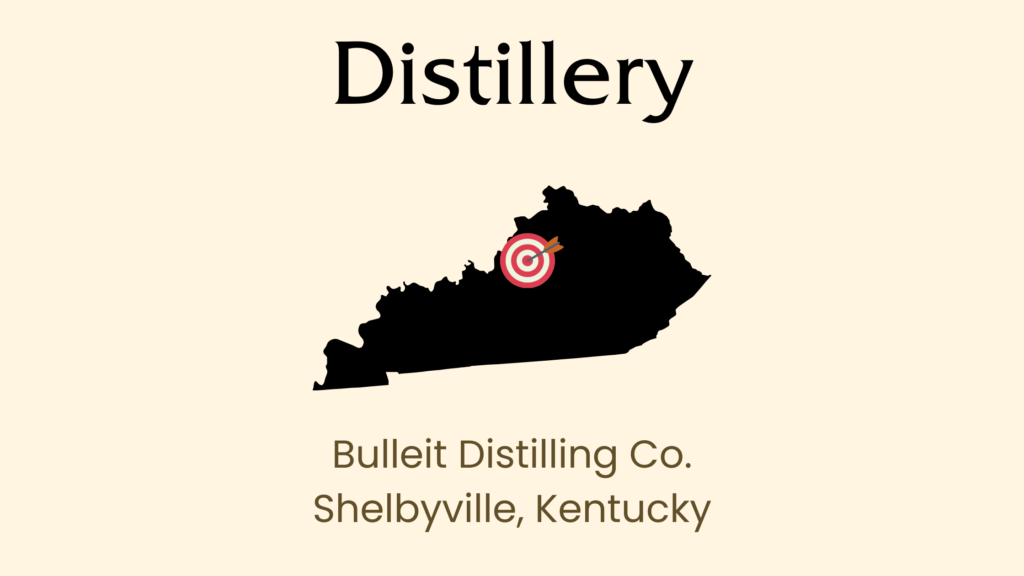 Bulleit Distilling Co. location in Kentucky map