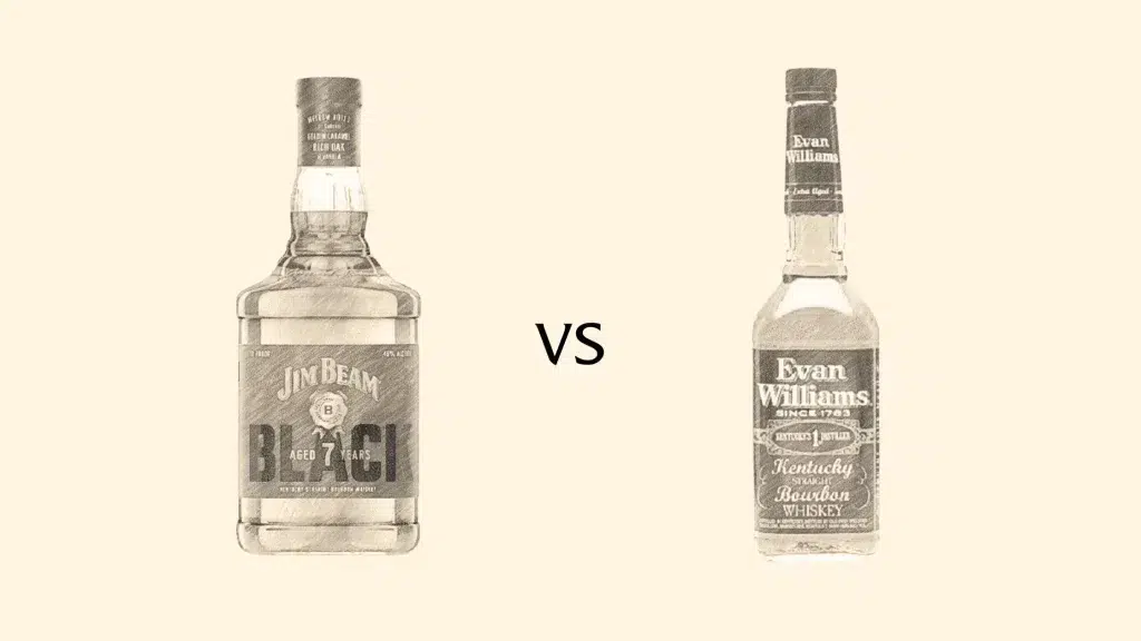 Jim Beam vs Evan Williams bourbon comparison