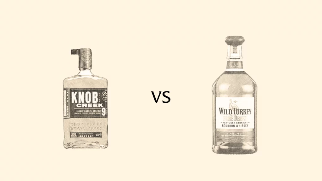 Knob Creek vs Wild Turkey bourbon comparison