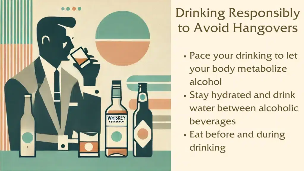 Tips for drinking responsibly and avoiding hangovers.