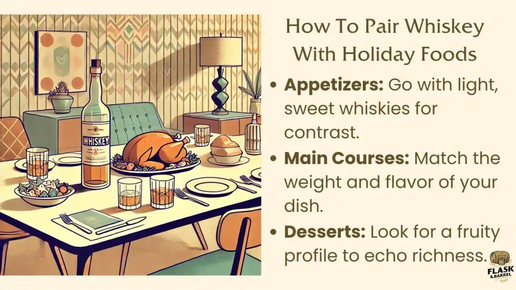 Whiskey paired with holiday meal tips